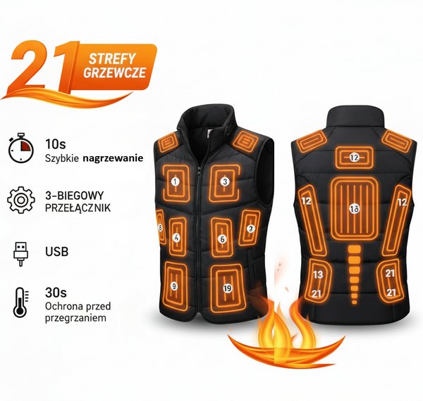 Kamizelka Ciepła Komfortowa